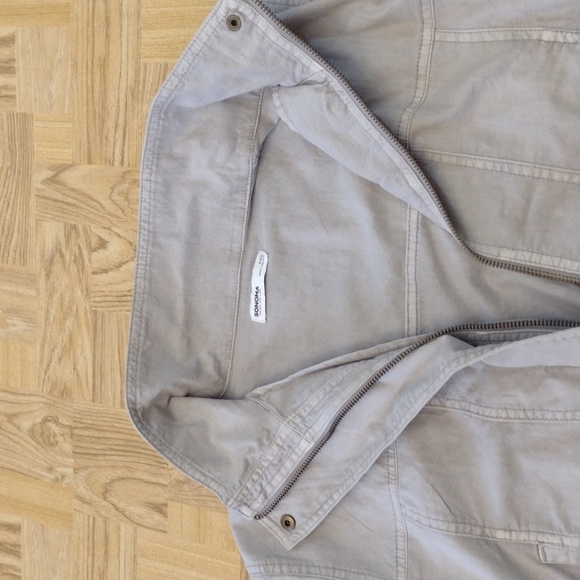 NWT Sonoma Goods For Life fieldstone shrunken jacket petite xs - Picture 3 of 9